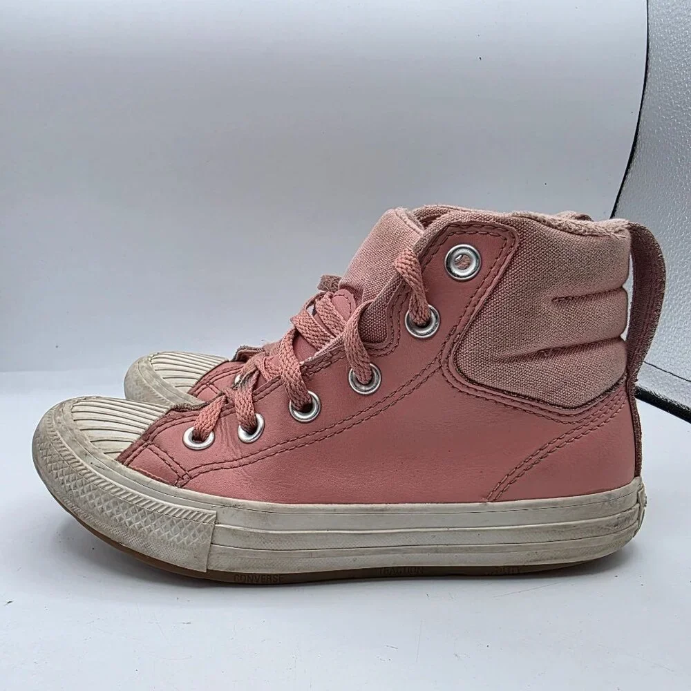 Converse Chuck Taylor All Star Berkshire High Rust Pink Girls Size 2 Shoes